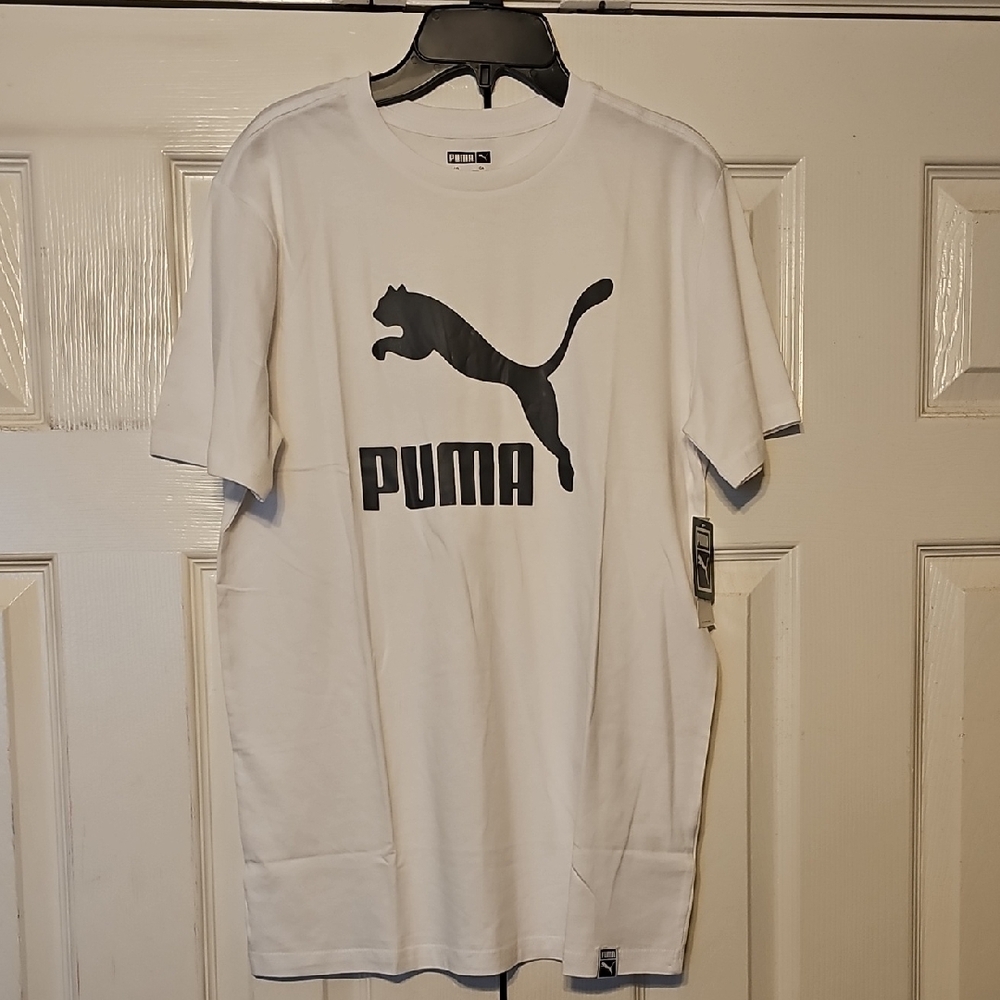 PUMA Men's White T-Shirt